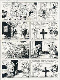 Marc Hardy - Pierre Tombal, gag 472. - Planche originale