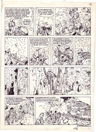 Marc Wasterlain - Jeannette Pointu, "Le fils de l'Inca", pl. 3 - Planche originale