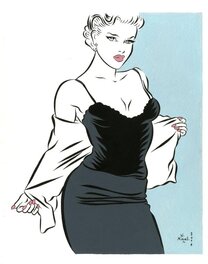 Walter Minus - Pin up - Illustration originale