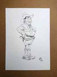 Giulio De Vita - Clark Gable - Original Illustration