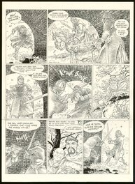 Hermann - Les Tours de Bois-Maury, Olivier, planche originale 17 - Comic Strip