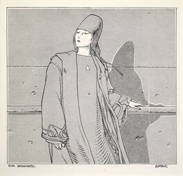 Moebius - Starwatcher Hélène. - Original Illustration