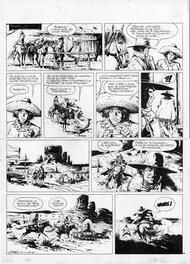 William Vance - Marshall Blueberry  Mission Sherman page 41 - Planche originale