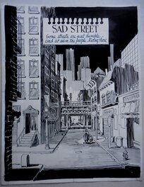Will Eisner - Sad street - Planche originale