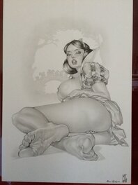 Marco Guaglione - Blanche neige - Original Illustration