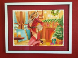 Mama noël encadrée Mama noël encadrée