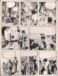 Jijé - Jerry spring Traffic d'armes planche 17 - Comic Strip