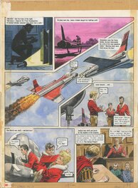 Planche originale - Trigan : La planète maudite