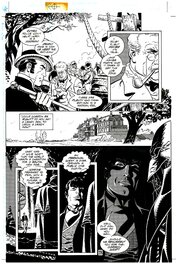 Eduardo Barreto - Eduardo Barreto. Batman - Gotham au XIXème Siècle - Planche originale