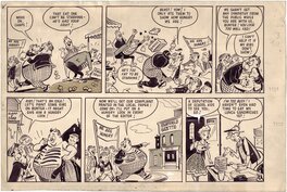 Frank Richards - Billy Bunter (Billy Boule), strips 7224-7225. - Planche originale