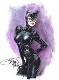 Peter Steigerwald - Catwoman par Steigerwald - Illustration originale