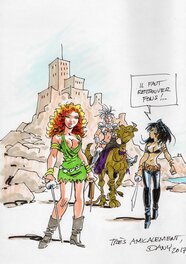 Dany - Dany Amazones de Troy - Original Illustration