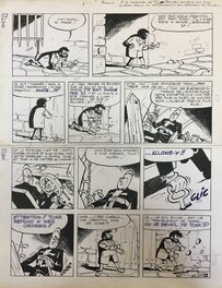 Planche originale - Tif et Tondu - Le réveil de Toar pl. 27