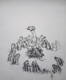 Peter De Sève - " SID " L' Age de Glace 4 ( La dérive des continents ) - Original Illustration