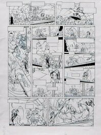 Louis - Tessa, agent intergalactique T2, planche originale page 18 - Comic Strip