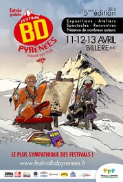 Affiche festival BD des Pyrénnées 2014