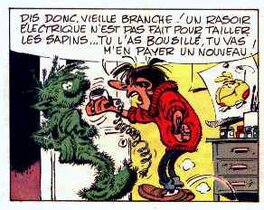 Franquin : Gaston Lagaffe, Gag n° 498.
