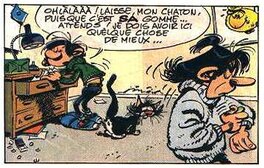 Franquin : Gaston Lagaffe, Gag n° 625.