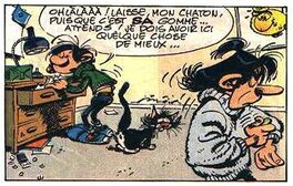 Franquin : Gaston Lagaffe, Gag n° 625. Franquin : Gaston Lagaffe, Gag n° 625.