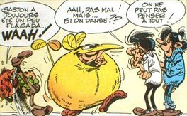 Franquin : Gaston Lagaffe, Gag n° 671 (détail). Franquin : Gaston Lagaffe, Gag n° 671 (détail).
