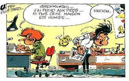 Franquin : Gaston Lagaffe, Gag n° 782.