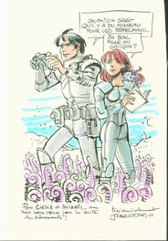 Jean-Claude Mézières - Valerian speciality drawing - Comic Strip