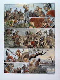 Enrico Marini - Les aigles de Rome  -T3 - Planche 47 - Planche originale