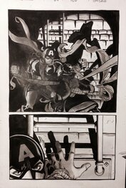 Tim Sale - Cap America : White - Original art