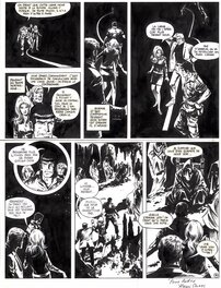 William Vance - Bob Morane p20 T15 - Planche originale