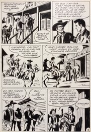 André Oulié - Les aventures de Zorro - Au bord de l'abîme - Planche originale