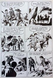 André Oulié - Les aventures de Zorro - Au bord de l'abîme - Planche originale