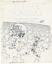 Pierre Tombal, couverture du tome 1, version définitive.