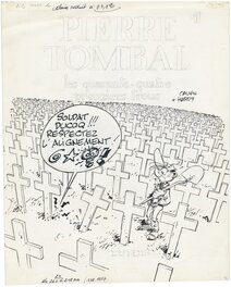 Marc Hardy - Pierre Tombal, couverture du tome 1, version définitive. - Original Cover