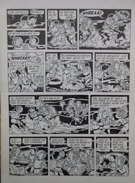 Paul Geerts - Bob et Bobette - Le Tamis de Tamise - Planche originale