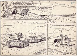 René Pellos - Les Pieds Nickelés, pl. 11B. - Comic Strip