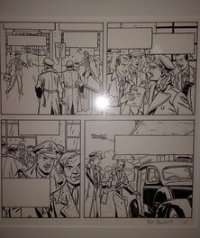 Ted Benoit - Blake et Mortimer - Planche originale