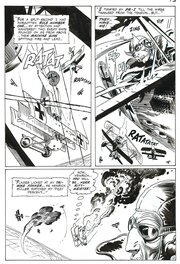 Joe Kubert - Star Spangled War Stories # 149 p.13 . Enemy Ace . - Planche originale