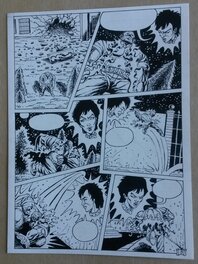 Patrice Lesparre - Planche originale "Dharkold" (Spécial Zembla 174) - Comic Strip