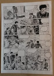 Patrice Lesparre - Planche originale, projet de série "Les mystères de Paris" - Comic Strip