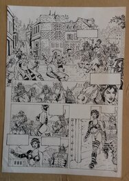 Patrice Lesparre - Planche originale, projet de série "Schizo" - Planche originale