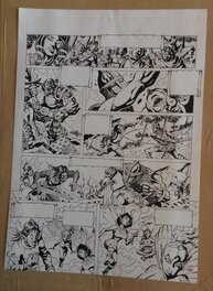 Patrice Lesparre - Planche originale, projet reboot série "Dharkold" - Planche originale