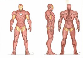 Adi Granov - Adi Granov Iron Man concept art - Planche originale