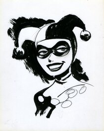 Darwyn Cooke - Harley Quinn pin-up - Planche originale