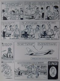 Paul Geerts - Bob et Bobette - Lambique Baba - Planche originale
