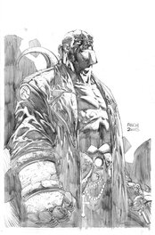 David Finch - Hellboy par Finch - Illustration originale