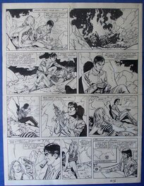 Arthur Piroton - Jess Long n° 7, « La Mort jaune », planche 28, 1980. - Comic Strip