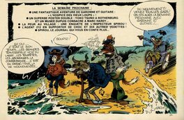 Parution dans le Spirou. Parution dans le Spirou.