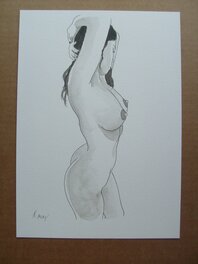 Kevin way - Femme nue - Original Illustration