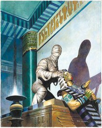 Don Lawrence - Cover Trigian Empire Mummy - Couverture originale