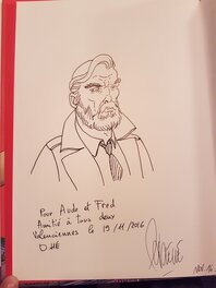 Dédicace de Dominique Hé dans Secrets bancaires tome 2.2